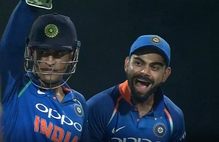 MS Dhoni and Virat Kohli