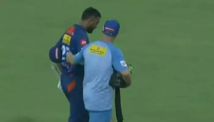 Innovative Tactics Unfold as Lucknow Super Giants' Captain Krunal Pandya Retires Hurt in IPL 2023 Match Against Mumbai Indians"