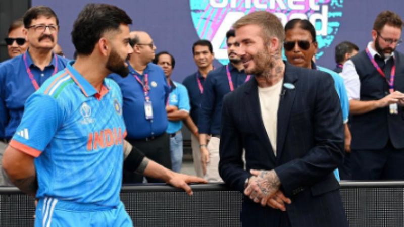 David Beckham Marvels at Indian Hospitality and Applauds Virat Kohli's Historic Century