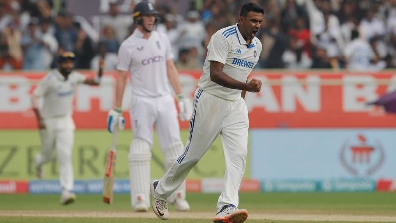 Ashwin Achieves Double Feat: 100 Test Wickets & 1000 Runs Against England!
