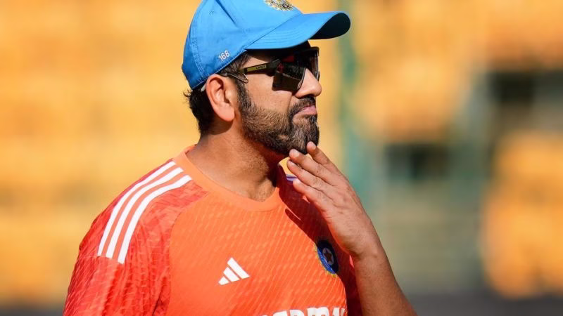 Rohit Sharma in a Helicopter in Dharamsala for Fifth Test Against England