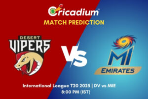 ILT20 2025 7th T20I DV vs MIE Match Prediction