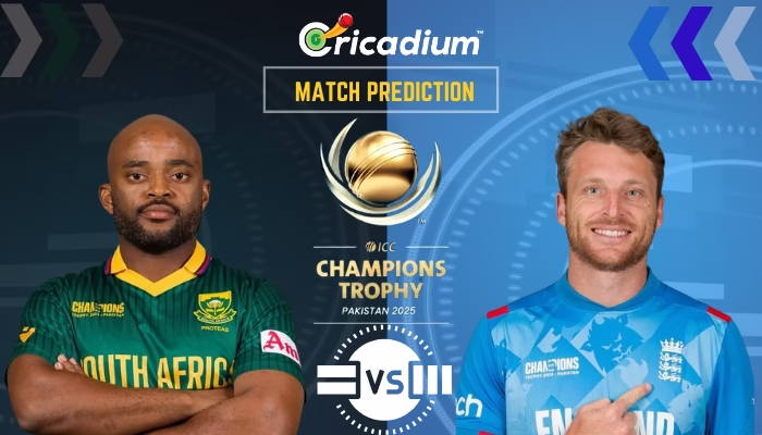 ICC Champions Trophy 2025 Match 11 SA vs ENG Match Prediction