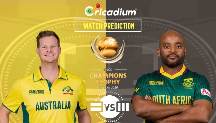 ICC Champions Trophy 2025 Match 7 AUS vs SA Match Prediction