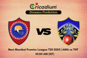 AMA vs THT Dream11 Prediction Match 13 of Navi Mumbai Premier League T20 2025