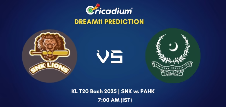 SNK vs PAHK Dream11 Prediction Today KL T20 Bash 2025 Match 13