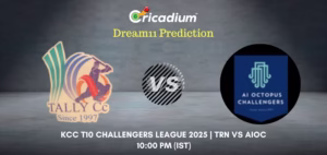 TRN vs AIOC Dream11 Prediction Today KCC T10 Challengers League 2025 Match 12