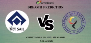 BSP vs MAH Dream11 Prediction Today Chhattisgarh T20 2025 Match 14