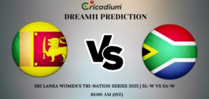 SL-W vs SA-W Dream11 Prediction Today Sri Lanka Women's Tri-Nation Series 2025 Match 3