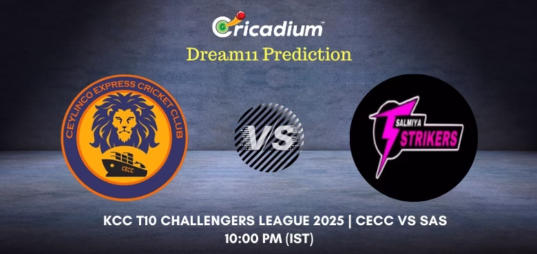 CECC vs SAS Dream11 Prediction Today KCC T10 Challengers League 2025 Match 33, Fantasy Cricket Tips