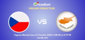 CZE-W vs CYP-W Dream11 Prediction Today Cyprus Women tour of Czechia 2025 1st T20I