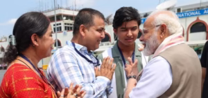 IPL Phenom Vaibhav Suryavanshi Touches PM Modi’s Feet