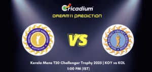 KOY vs KOL Dream11 Prediction Today Kerala Men's T20 Challenger Trophy 2025 Match 32