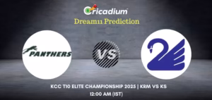 KRM vs KS Dream11 Prediction TodayKCC T10 Elite Championship 2025 Match 3