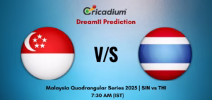 SIN vs THI Dream11 Prediction Today Malaysia Quadrangular Series 2025 34 place Play off