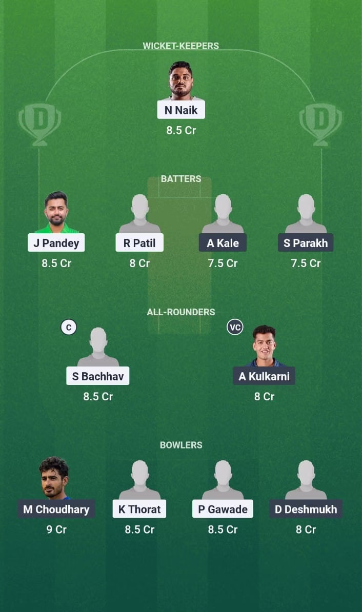 Maharashtra Premier League 2025 Match 1 RJ vs ENT Dream11 Prediction