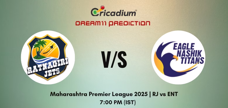 RJ vs ENT Dream11 Prediction Today Maharashtra Premier League 2025 Match 1